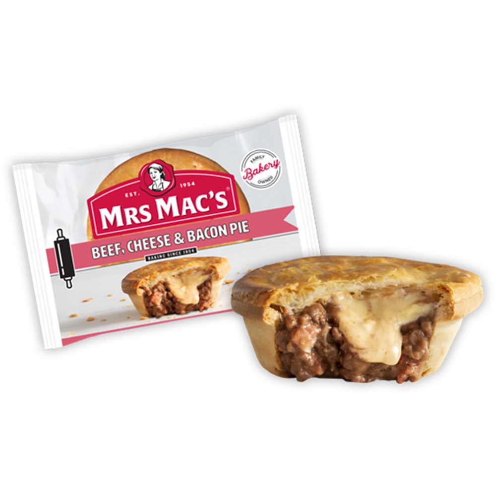 Pie Beef Cheese Bacon 12 X 175g Pies Sausage Rolls Pasties